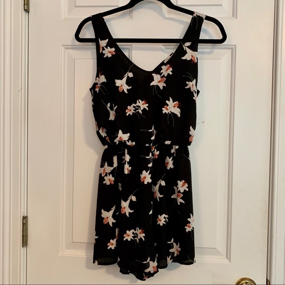 Lush Pants - Floral Romper